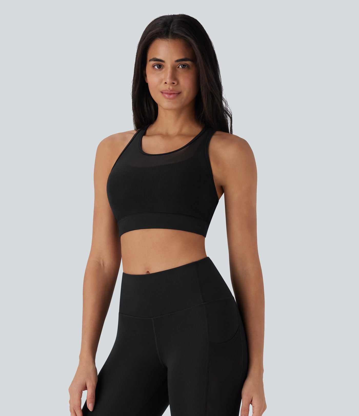 Brassière de sport entraînement SpeedWave™ soutien intermédiaire dos nageur mesh contrastant séchage rapide bonnets A-D
