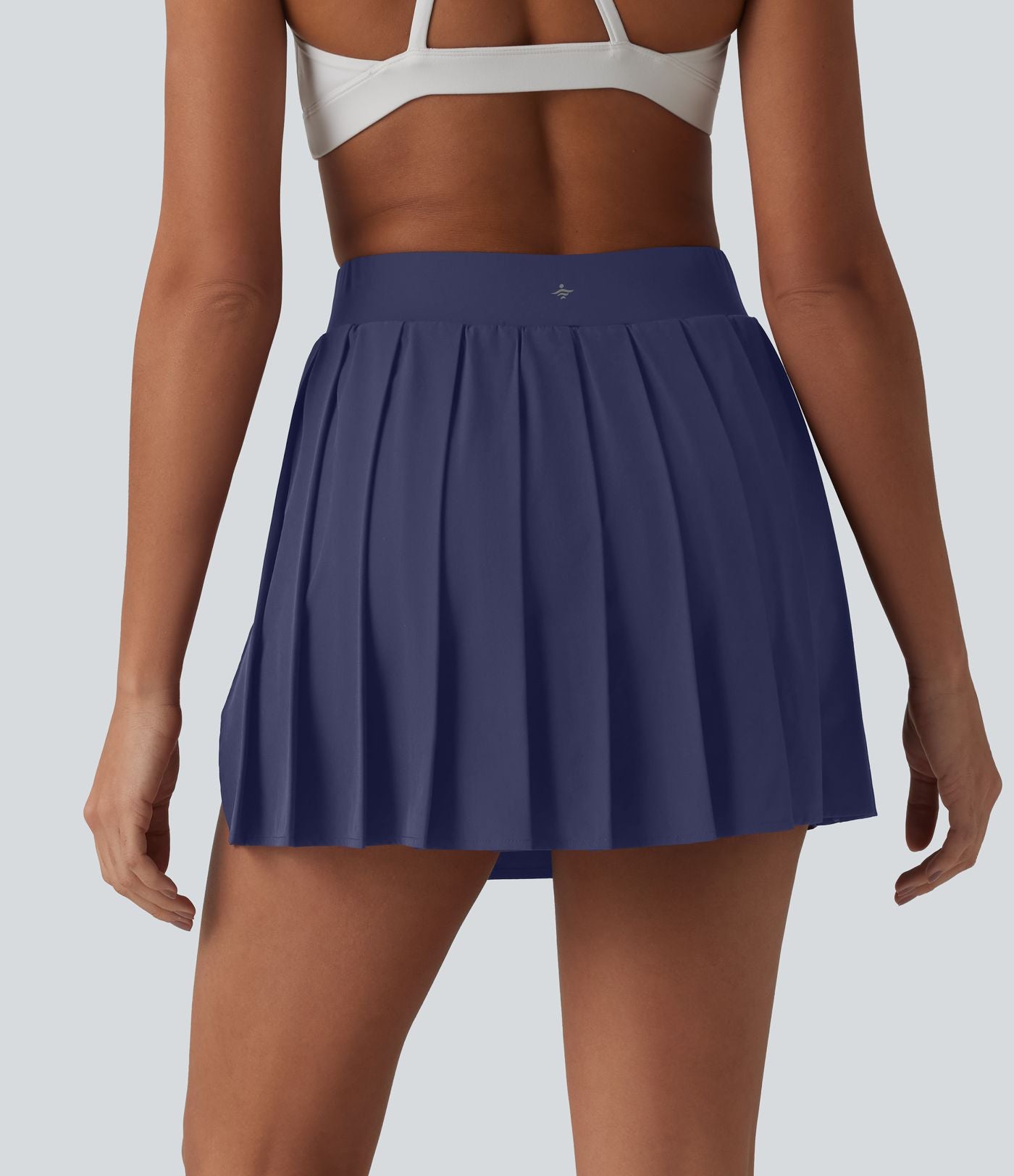 Jupe courte plissée 2-en-1 Breezeful™ taille haute séchage rapide avec poche et boucle ajustable