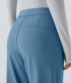 Pantalon tailleur évasé taille haute Halara Flex™ DayStretch avec poches