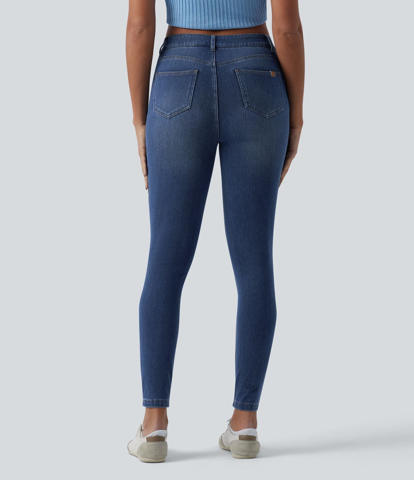 Jean Halara Flex™ skinny décontracté taille mi-haute avec poches