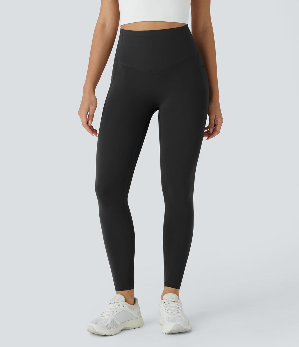 Legging d'entraînement gainant galbant taille haute avec poches Halara UltraSculpt™