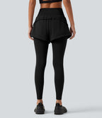 Pantalon de running gaintan2-en-1 Breezeful™ taille haute gainant à séchage rapide avec poches