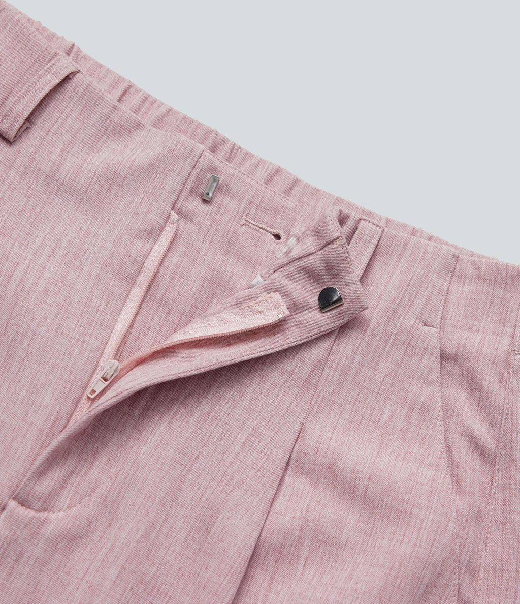 Pantalon barrel taille haute avec poches