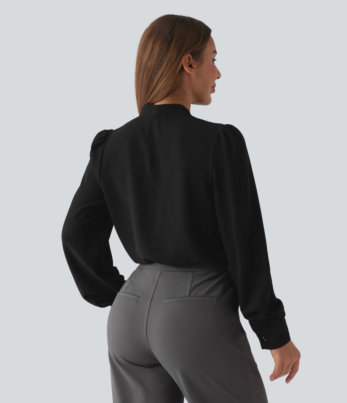 Body manches longues croisé pour le travail