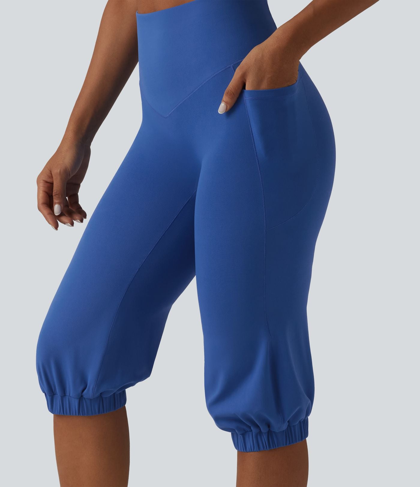 SoftlyZero™ Jogging corsaire ballon taille haute ventre plat pour la danse avec poches