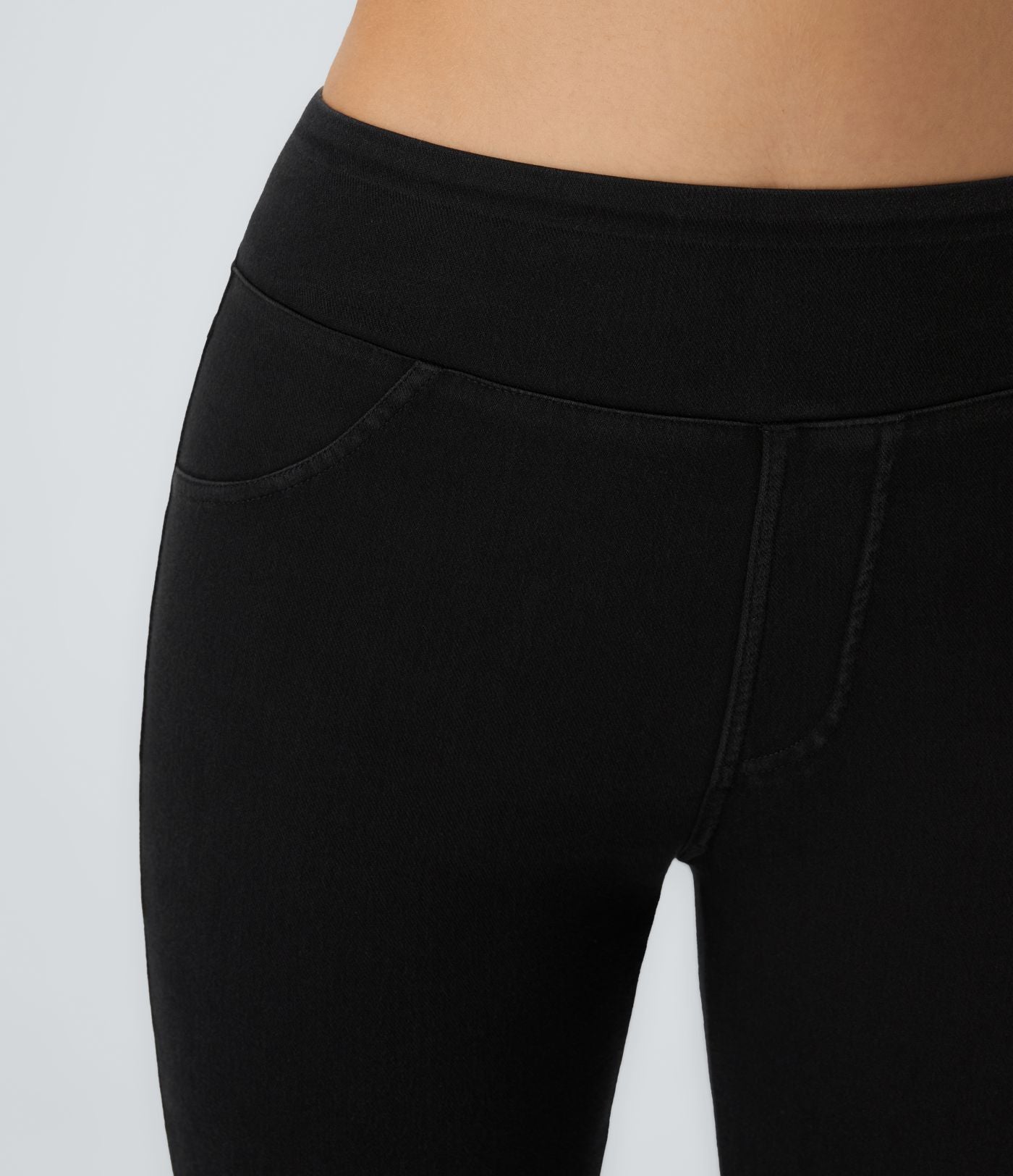 Halara Flex™ Jegging Casual Taille Haute Tricot Extensible Poche Latérale Arrière