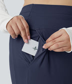 Jogging grande taille SoftlyZero™ Airy taille haute avec cordon de serrage poches latérales longueur complète effet frais InstantCool, protection solaire UPF50+