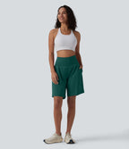 Short de yoga 2-en-1 SoftlyZero™ Airy taille très haute effet frais InstantCool 22,8 cm avec poches