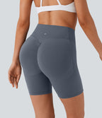 Legging de yoga gainant taille haute chiné à séchage rapide avec poches Halara UltraSculpt™