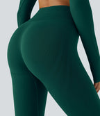 Legging yoga gainant effet push-up taille moyenne sans couture OneForm Seamless Flow