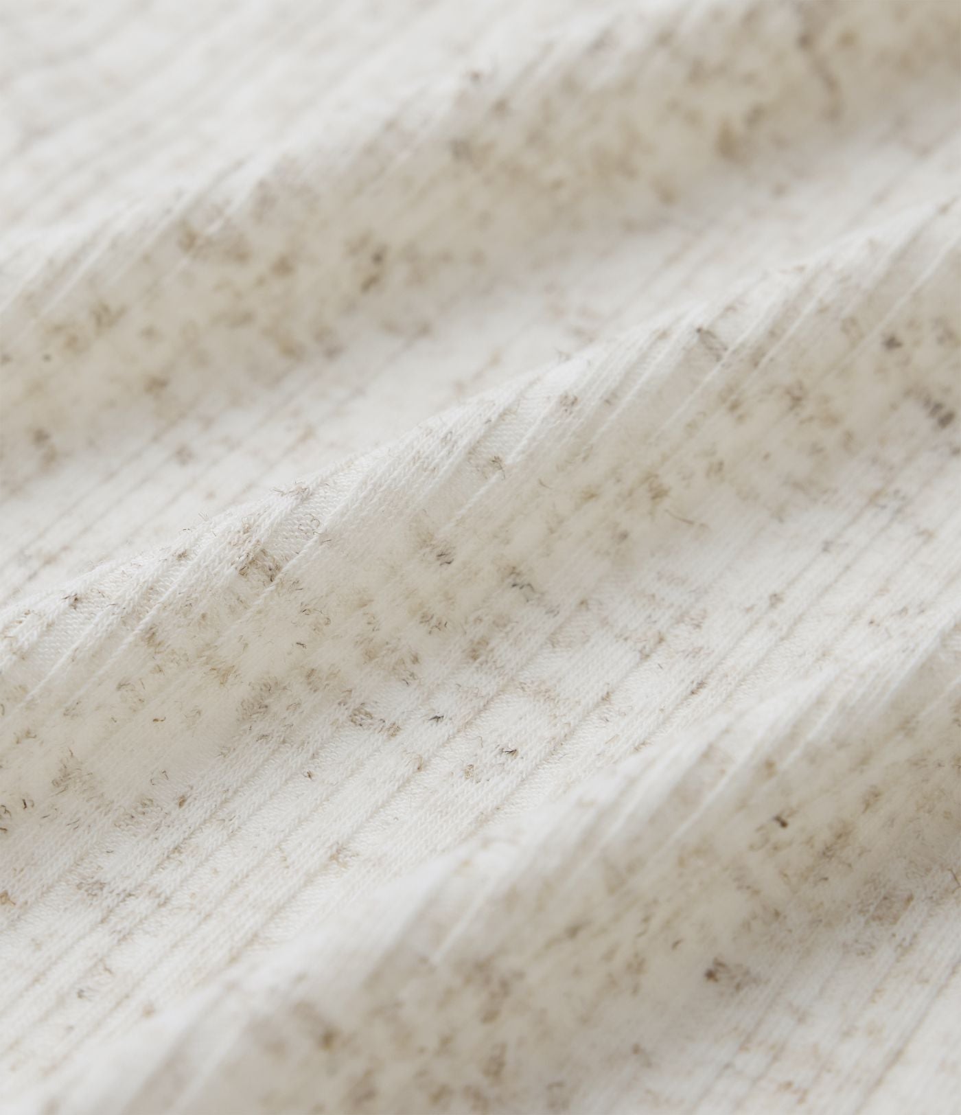 Robe midi fluide décontractée maille côtelée mélange lin col rond sans manches
