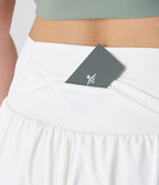 Short Yoga 10cm Plus Longue Taille Ultra Haute 2 en 1 Poche Arrière Poche Cachée Latérale Grande Taille