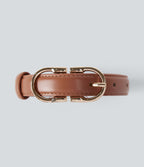 Ceinture en métal à double boucle