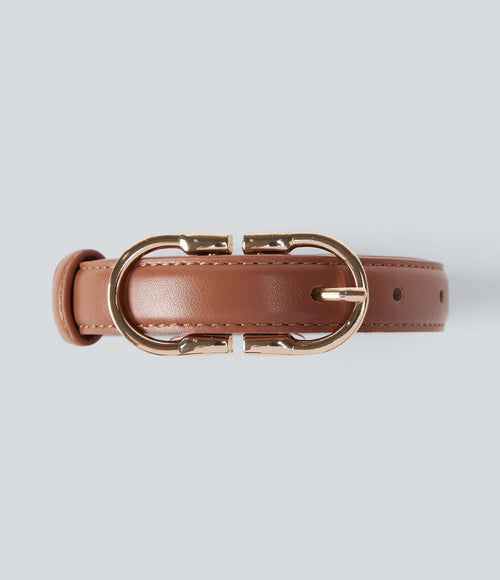 Ceinture en métal à double boucle