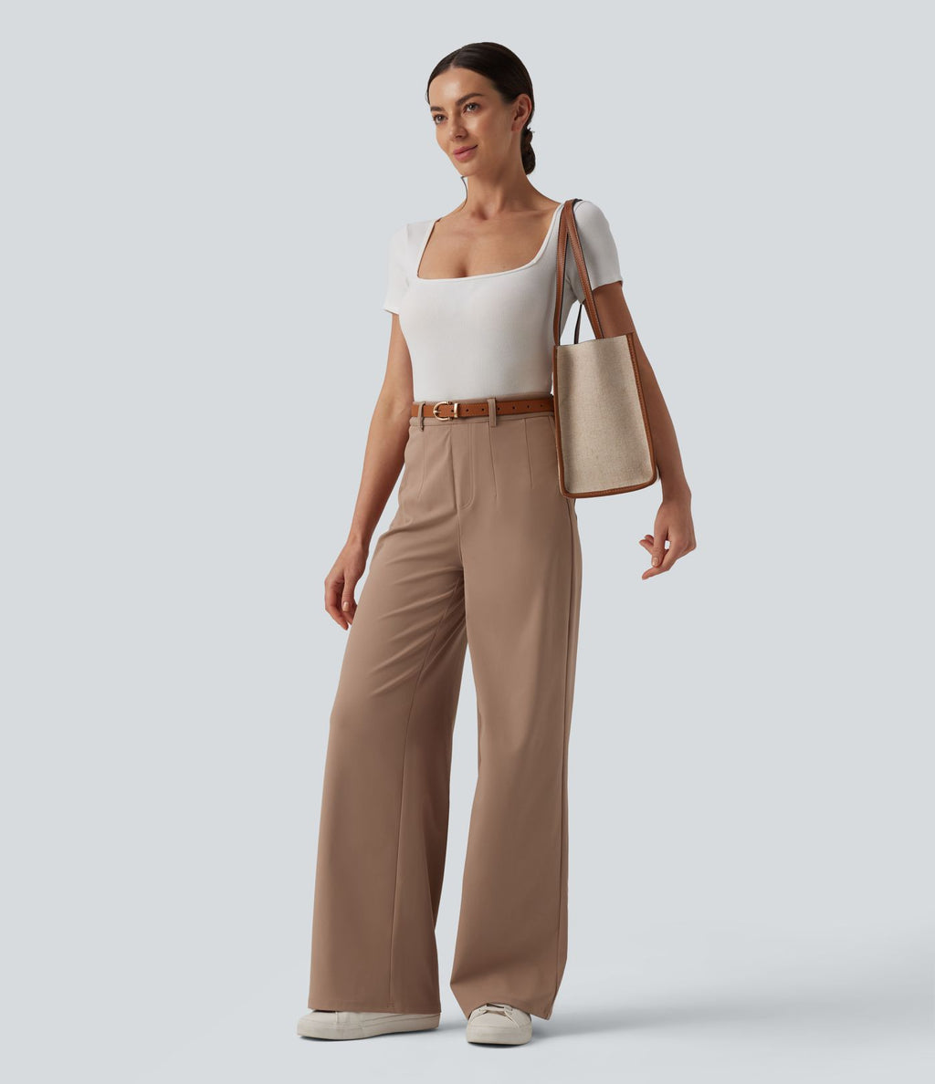 Pantalon tailleur gainant taille haute Halara Flex™ DayStretch avec poches