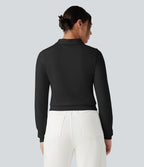 Haut de sport polo à manches longues sans couture OneForm Seamless Flow