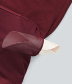 Haut de sport yoga 2-en-1 décolleté carré à manches longues sans couture OneForm Seamless Flow