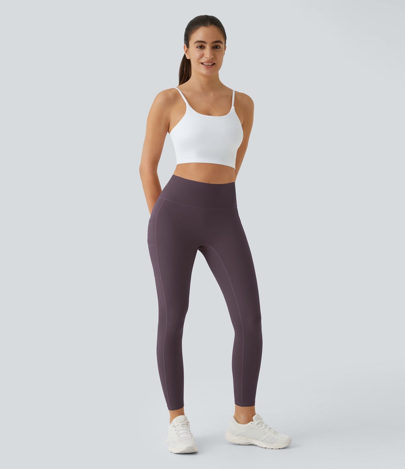 Softlyzero™ Legging Uni Taille Haute Doubles Poches - UPF50+