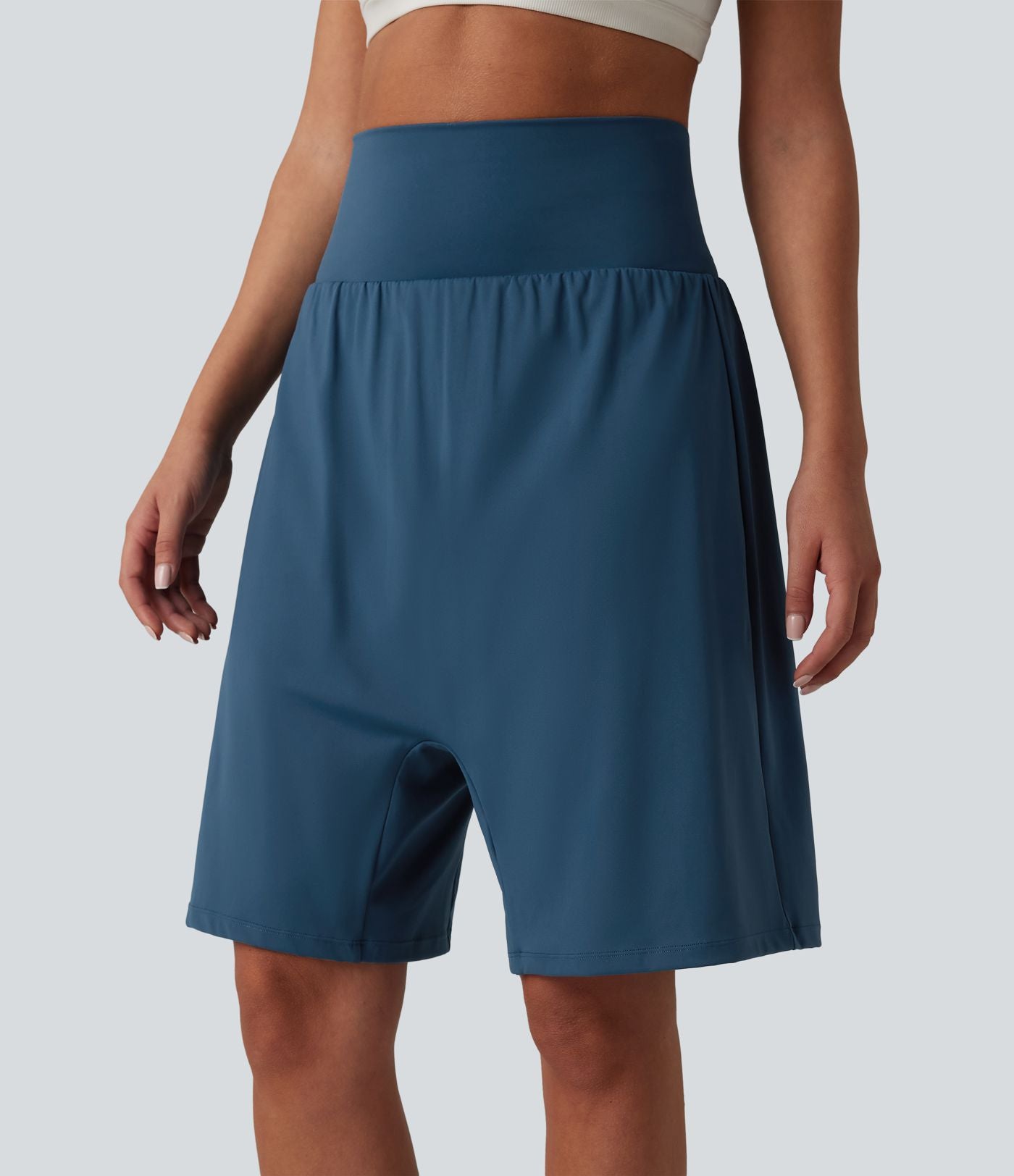 Short harem de yoga SoftlyZero™ Airy 2-en-1 effet frais InstantCool taille haute avec poche