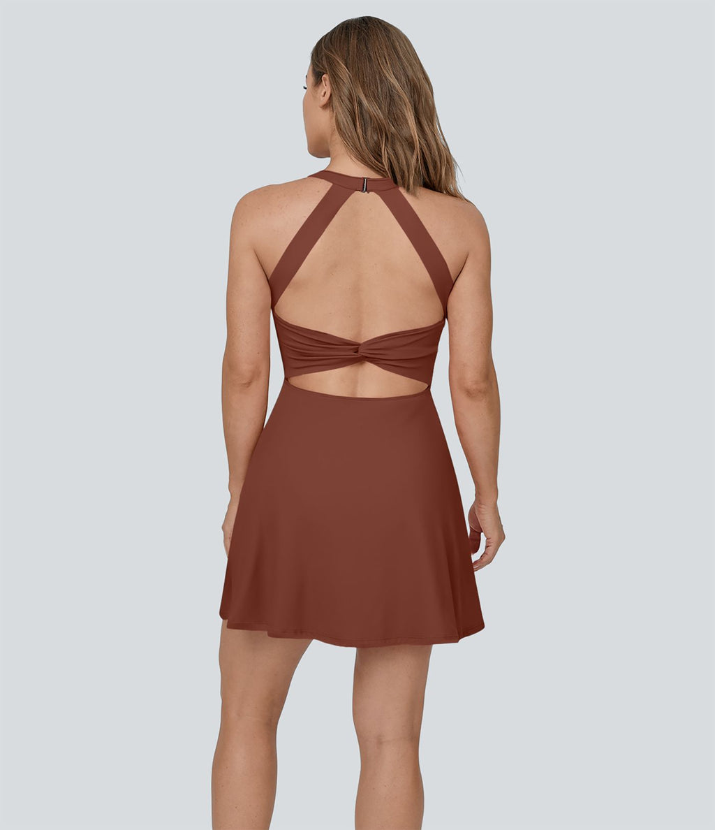 Robe de sport danse mini évasée E-G