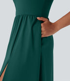 Robe caraco décontractée SoftlyZero™ Airy dos nageur effet frais InstantCool avec poches, bonnets E-G