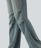 Jean parachute casual Halara Flex™ tricot extensible taille basse cordon ajustable avec multiples poches