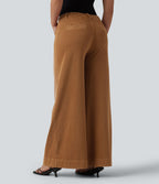 Jean large Halara Flex™ décontracté coloré, taille haute, avec poches
