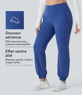 Jogging de danse grande taille SoftlyZero™ taille haute gainant coupe ballon avec poches et protection solaire UPF50+