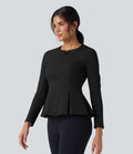Veste de travail basque zippée col rond DayStretch
