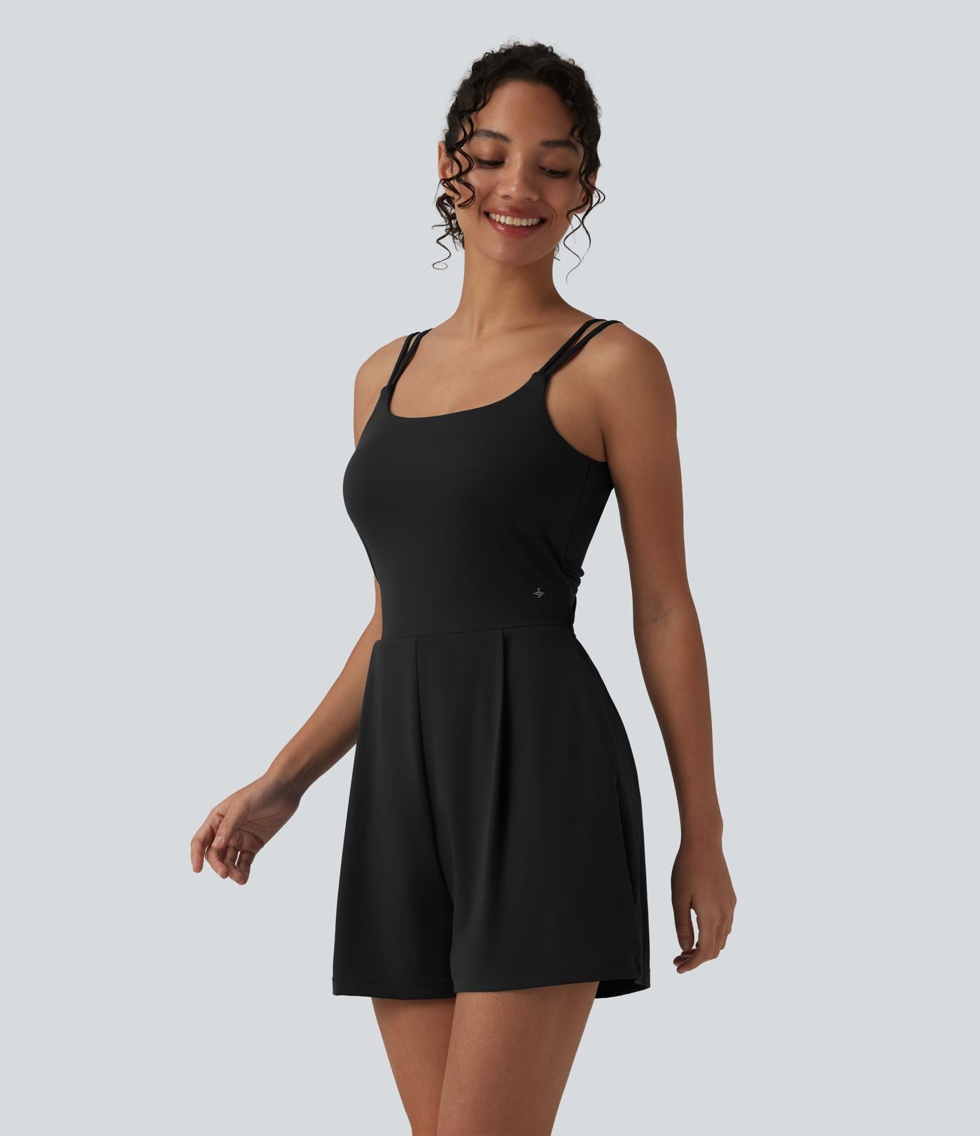 Combinaison de yoga SoftlyZero™ Airy 2-en-1 effet frais InstantCool à doubles bretelles avec brassière intégrée et poches, accès facile Easy Peasy