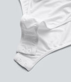 Body tailleur sans manches col V