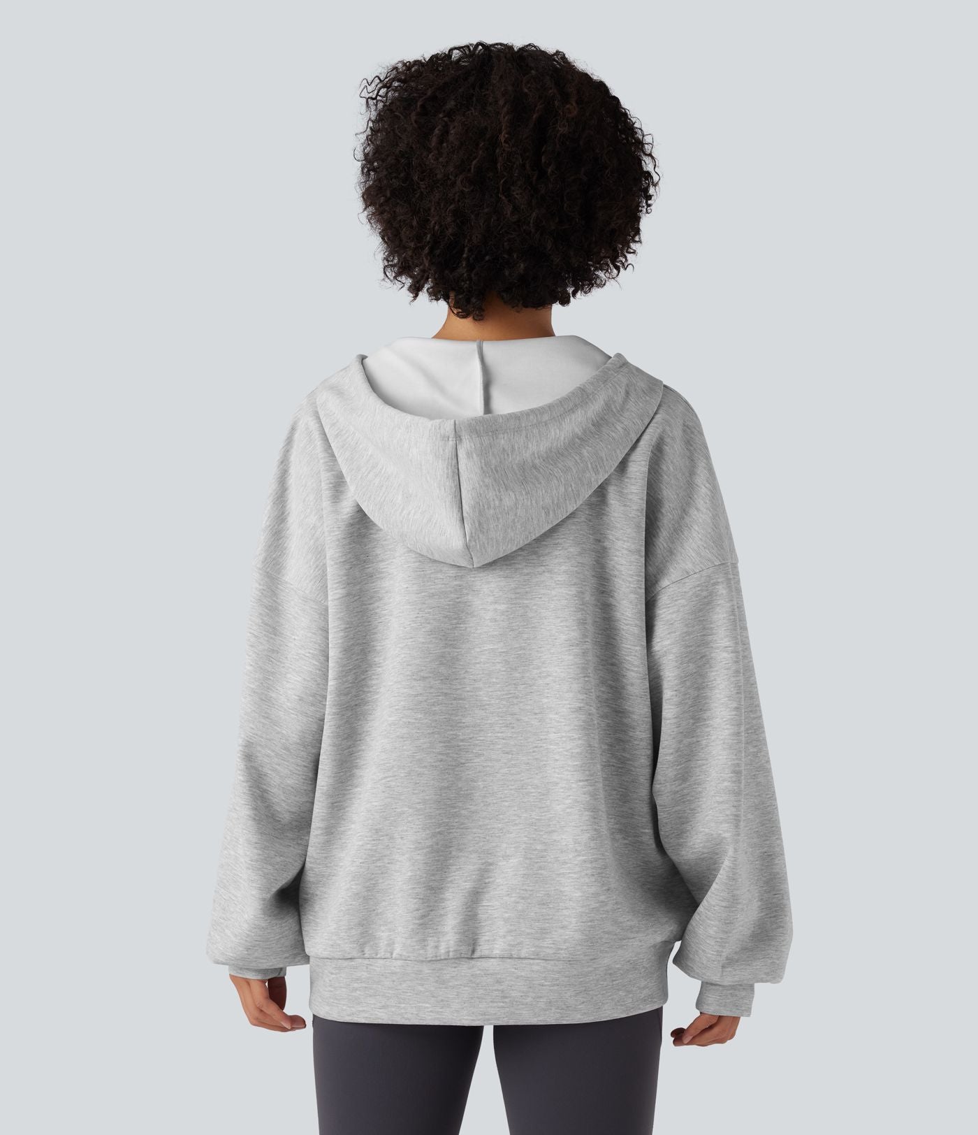 Sweat-shirt décontracté à capuche, cordon de serrage, manches longues et poches