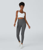 Legging yoga 7/8 taille haute froncé sans couture OneForm Seamless Flow
