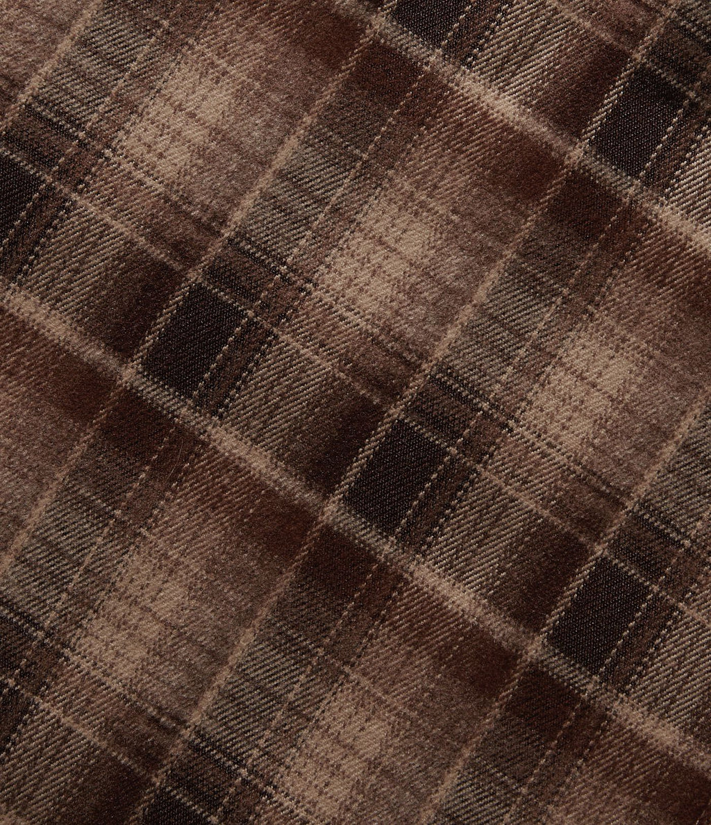Jupe midi tailleur trapèze taille mi-haute à carreaux tartan, avec poches