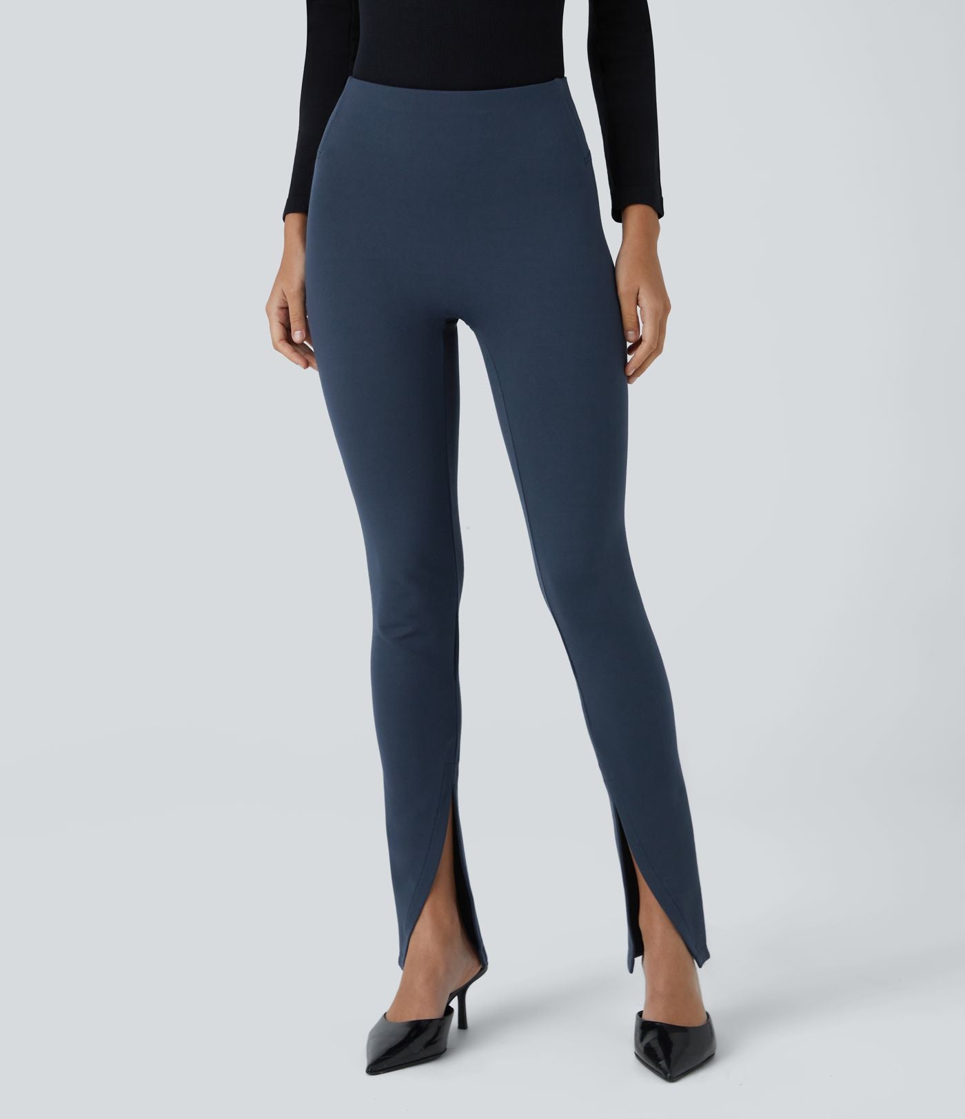 Pantalon tailleur devant taille haute Halara Flex™