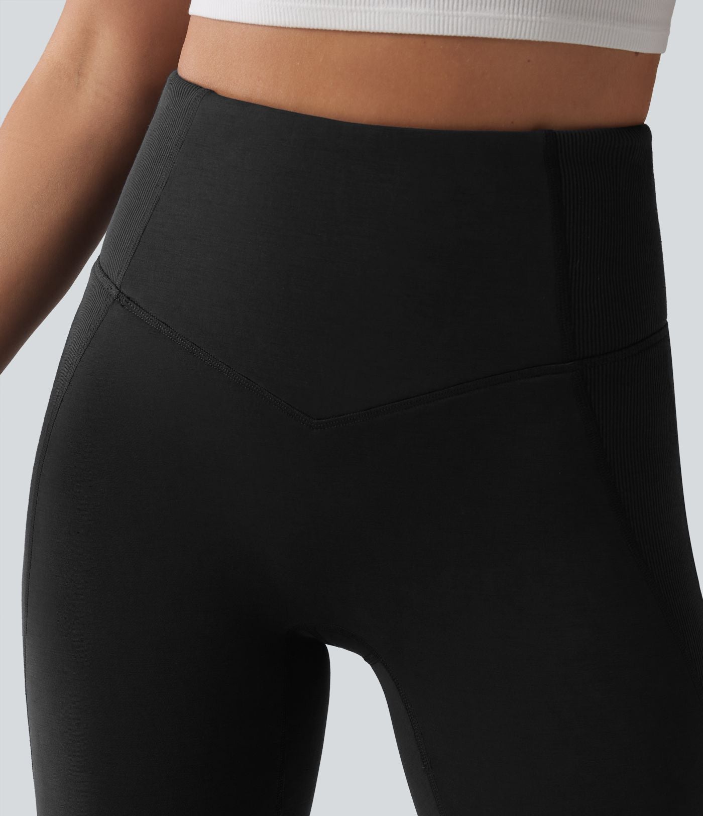 SpacerTek™ Pantalon casual évasé gainant taille haute