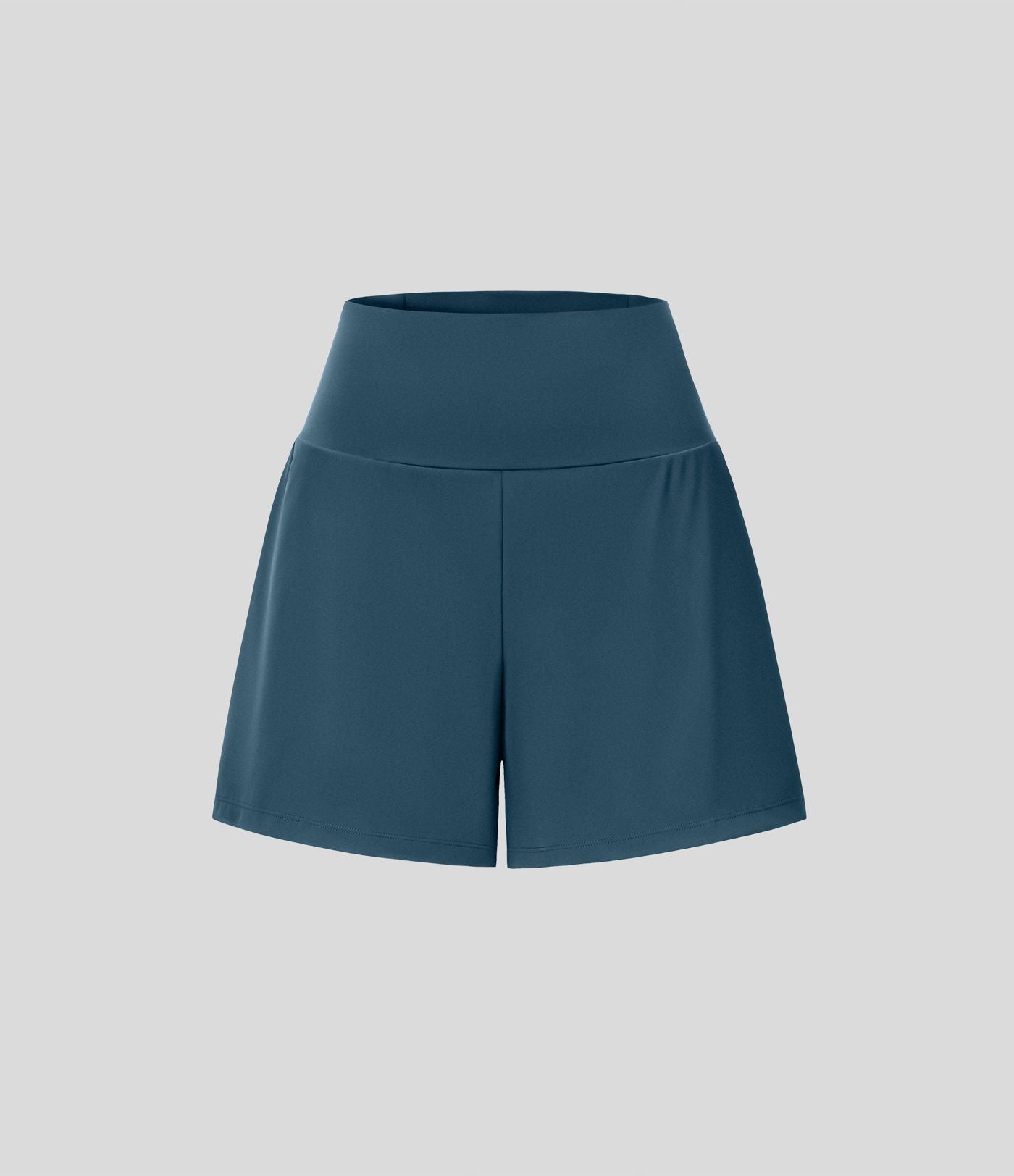 Short yoga 2-en-1 SoftlyZero™ Airy effet frais InstantCool taille très haute 12,5 cm avec poches, longueur allongée