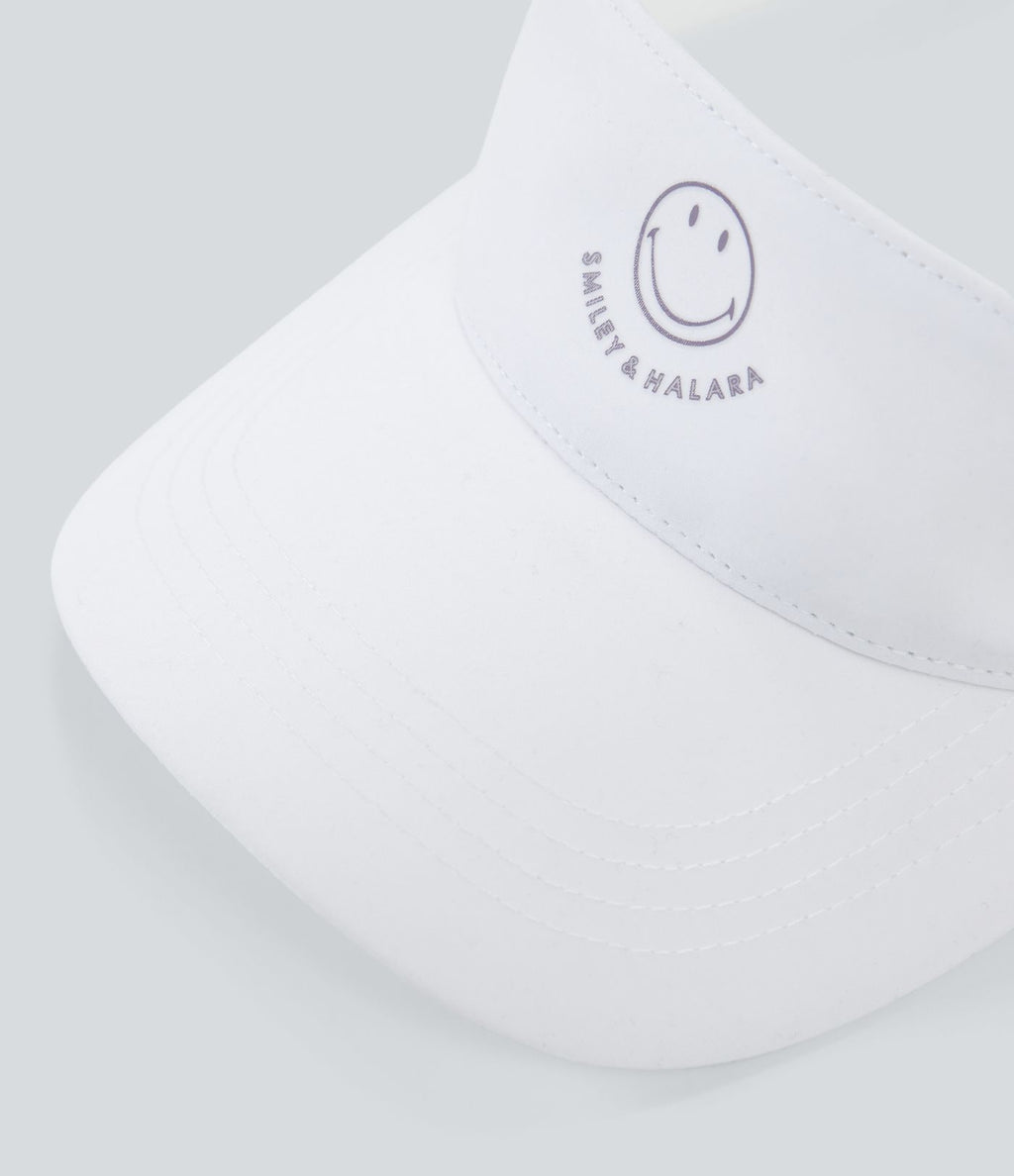Casquette à visière brodée Halara X Smiley®