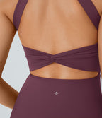Robe de sport dos nu torsadée A-C