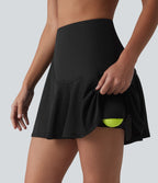 Jupe de tennis mini SoftlyZero™ Airy taille haute à œillets 2-en-1 douce au toucher avec poches, protection solaire UPF50+