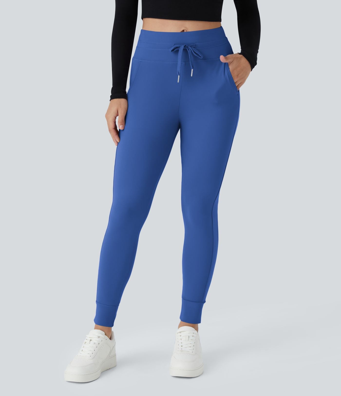 Jogging taille haute Softlyzero™ Plush avec cordon de serrage et poches latérales
