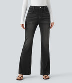 Legging denim bootcut Halara Flex™ gainant effet push-up taille haute avec poches