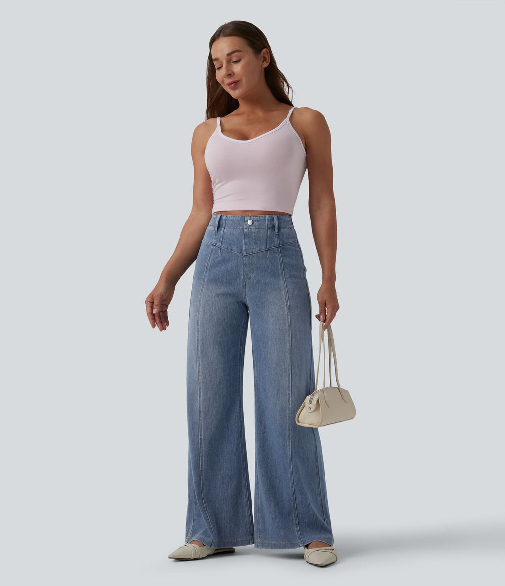 Halara Flex™ Jean casual taille haute ventre plat