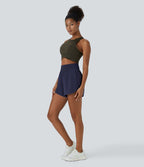 Breezeful™ Shorts 10cm Casual à Séchage Rapide Taille Haute et Poche Latérale