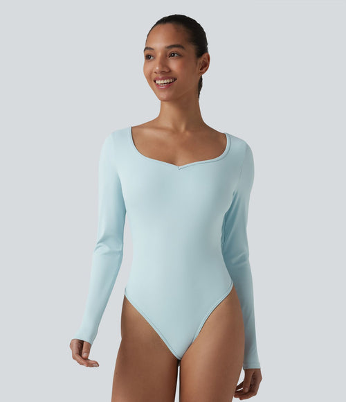 Body moulant manches longues