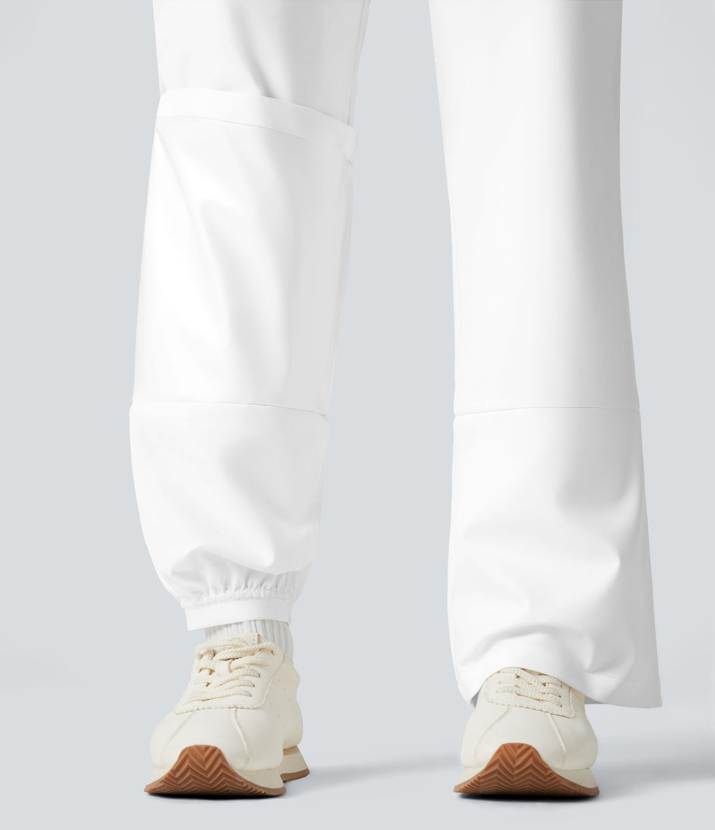 Pantalon randonnée chauffant bootcut taille haute avec poches