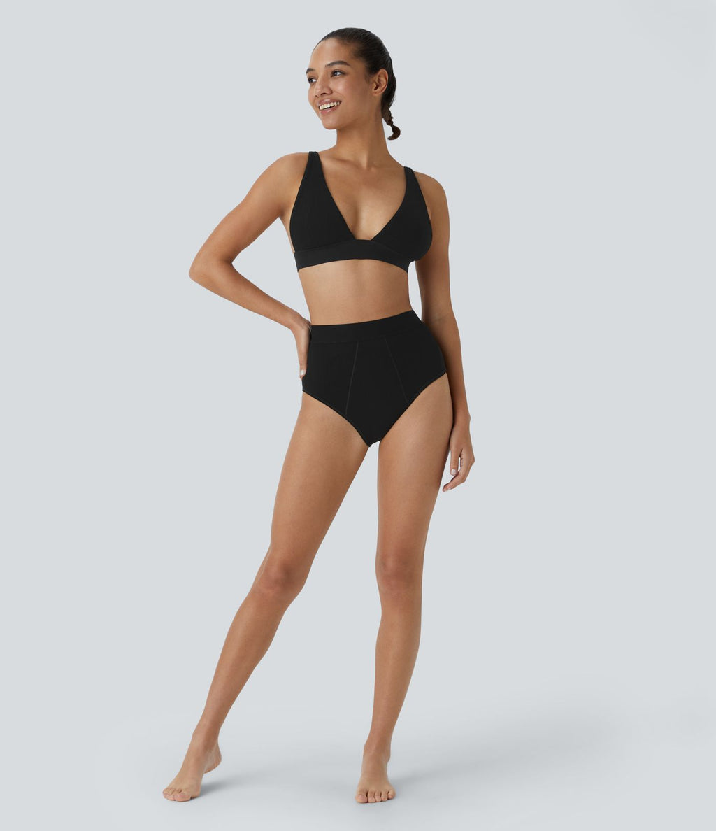 Culotte taille haute extensible et confortable pour la détente