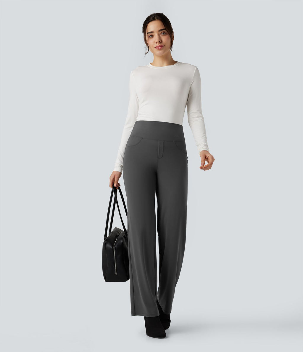 Legging d'entraînement gainant taille haute avec poches Halara UltraSculpt™