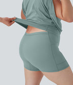 Robe de sport grande taille dos nu Softlyzero™ Plush - longueur rallongée - Easy Peasy Edition
