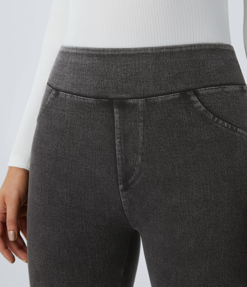 Legging en denim taille haute Halara Flex™ Denim Heat avec poches
